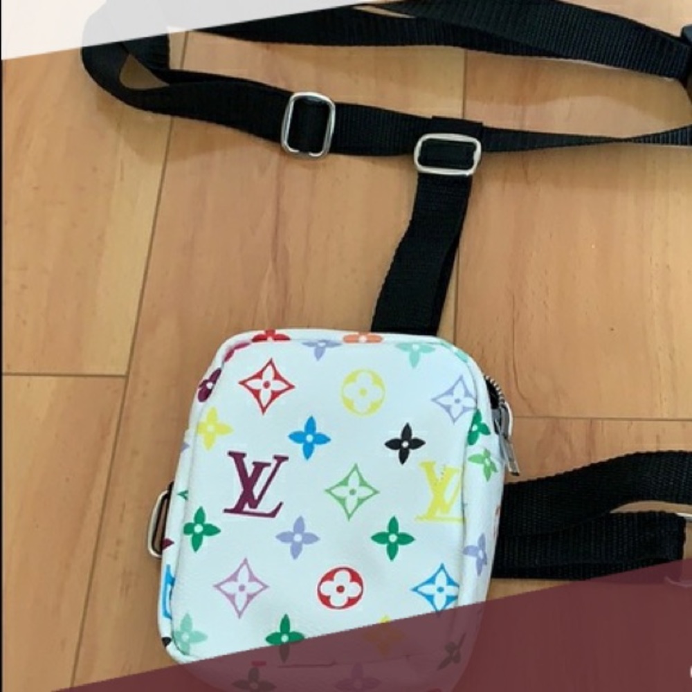 Frankie collective LV rework tiny ankle wrist bag